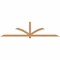 Ekena Millwork Redmond Smooth Timber Gable Bracket, Western Red Cedar, 108"W x 27"H x 1 1/2"D x 3 1/2"F, 6/12 Pitch GBW108X27X0204RED00SWR - alternate 1